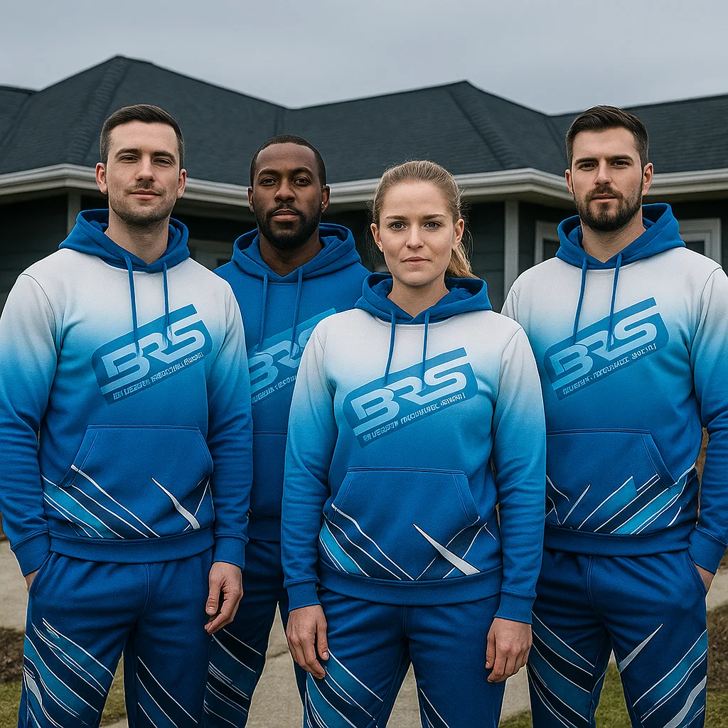 Professional Cleaning Team wearing Hoodie