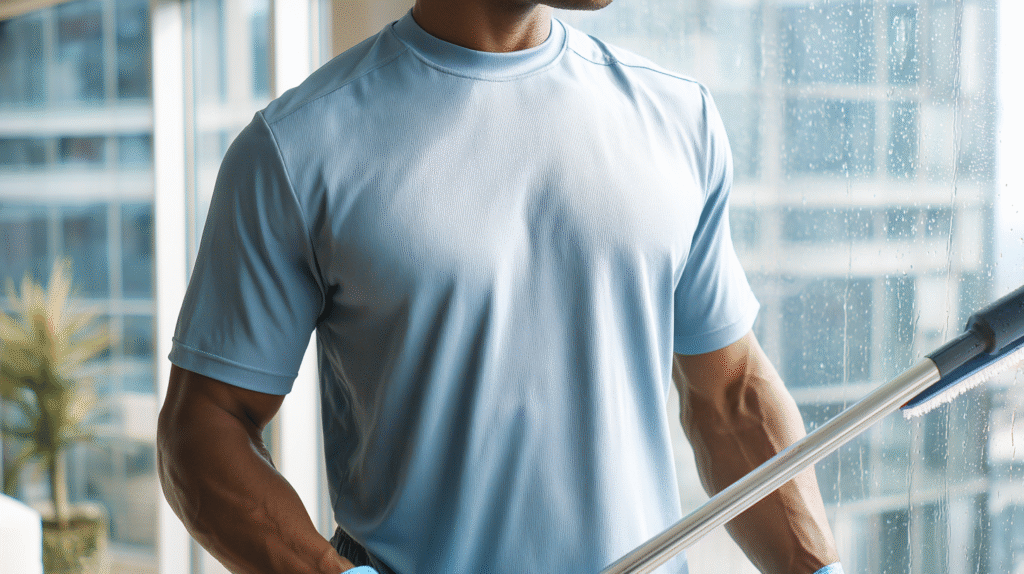 Window Cleaning Shirts That Keep You Cool and Professional
