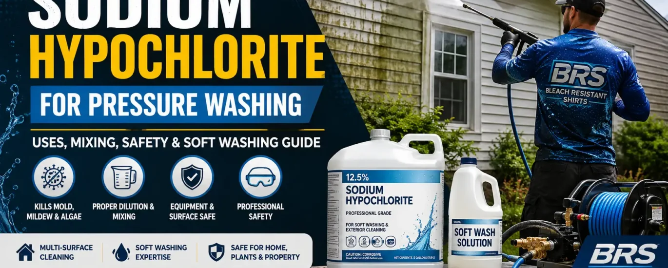 Sodium Hypochlorite for Pressure Washing Mixing & Safety Guide