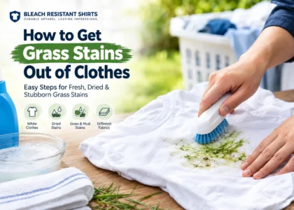 How to get grass stains out of clothes using laundry detergent and a clean towel